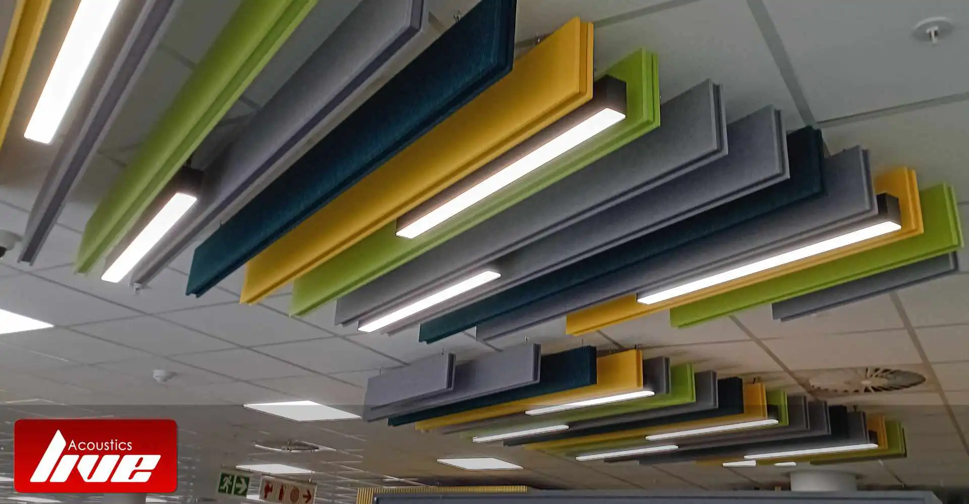 Poly Fiber Vertical Acoustic Baffles Umhlanga