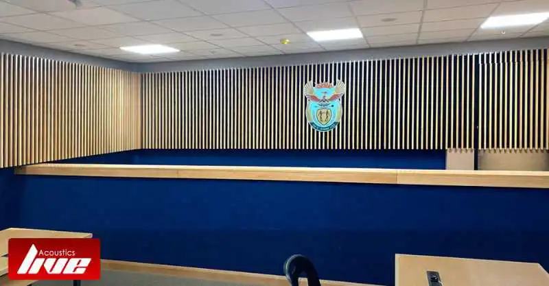 Timber Slatted Acoustic Wall Panels
